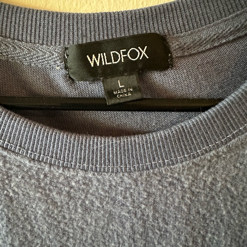 Wildfox Heathered Blue Pullover - Picture 3 of 3